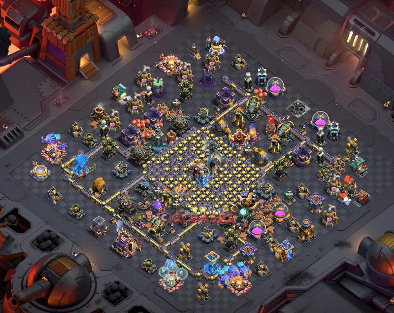 Town Hall 18 Base -war – Layout id: dskc7 base layout