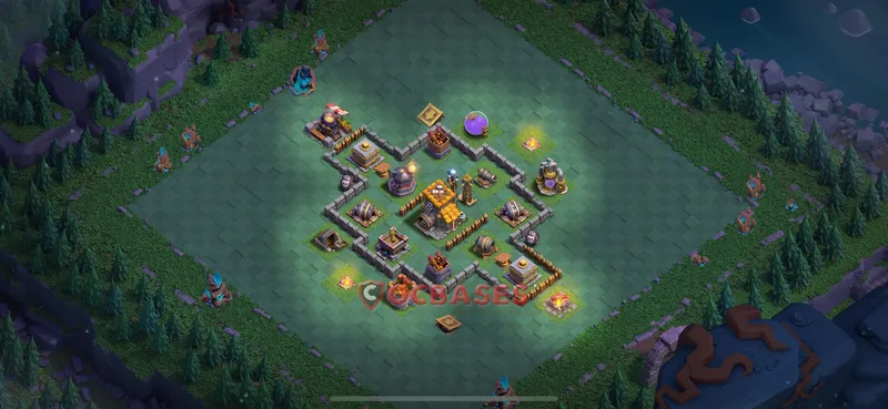 Builder Hall 7 Base -progress base – Layout id: 97y99 base layout, image 1