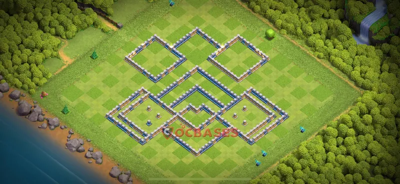 Town Hall 12 Base -trophy – Layout id: 5yy8j base layout, image 1