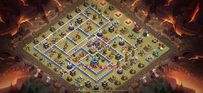 Town Hall 12 Base -war – Layout id: iw54r base layout