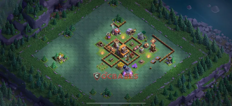 Builder Hall 4 Base -trophy – Layout id: uwdi1 base layout