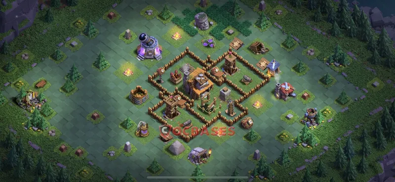 Builder Hall 4 Base -trophy – Layout id: qctz3 base layout