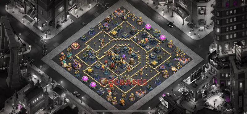 Town Hall 17 Base -war – Layout id: ow09h base layout