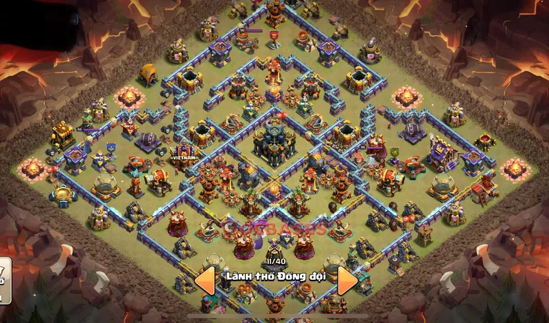Town Hall 17 Base -war – Layout id: s0tb7 base layout