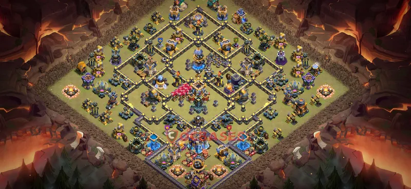 Town Hall 18 Base -trophy – Layout id: gg8el base layout, image 1