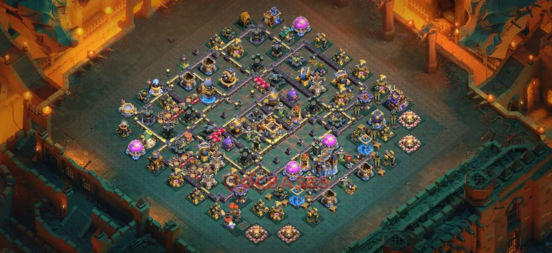 Town Hall 18 Base -war – Layout id: zij0b base layout