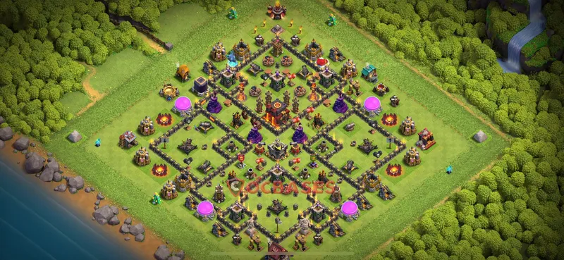 Town Hall 10 Base -farming – Layout id: 8nqqo base layout
