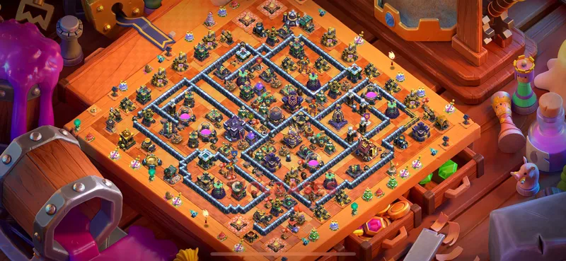 Town Hall 15 Base -war – Layout id: nuiph base layout