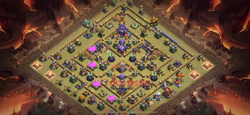 Town Hall 15 Base -hybrid – Layout id: wps3f base layout