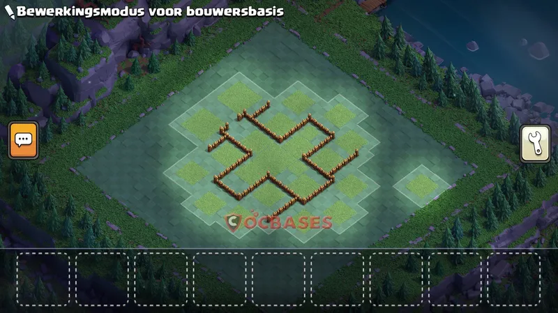 Builder Hall 4 Base -progress base – Layout id: m5n2y base layout, image 1
