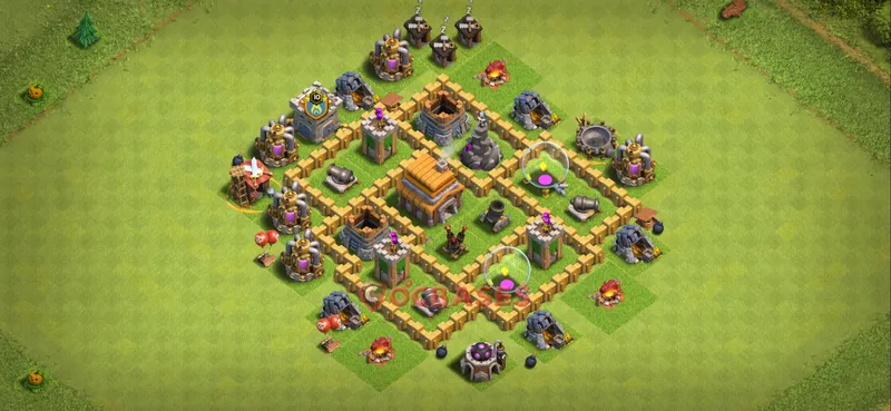 Town Hall 5 Base – Layout id: ni79i base layout