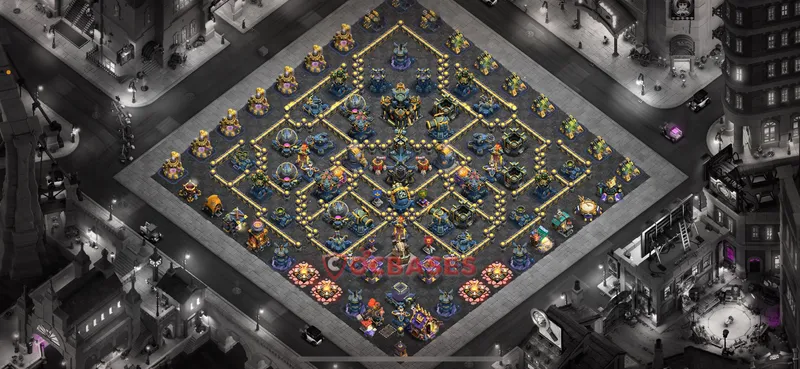 Town Hall 17 Base -farming – Layout id: f4mnf base layout