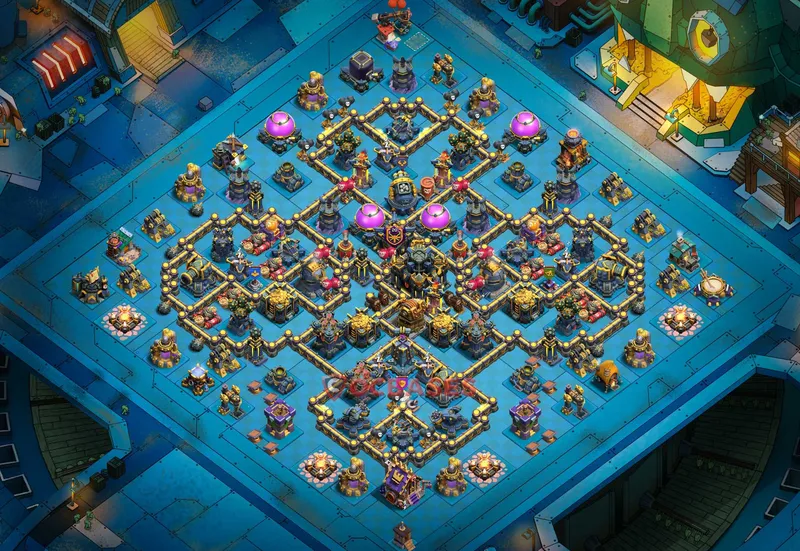 Town Hall 17 Base -cwl – Layout id: rw5jv base layout