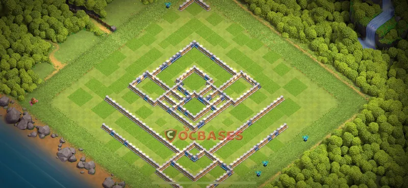 Town Hall 12 Base -trophy – Layout id: 9gqv0 base layout, image 2