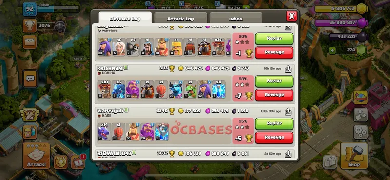 Town Hall 11 Base -hybrid – Layout id: p2bm5 base layout, image 2