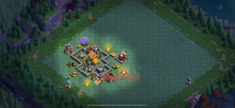Builder Hall 7 Base -progress base – Layout id: g9rga base layout, image 1