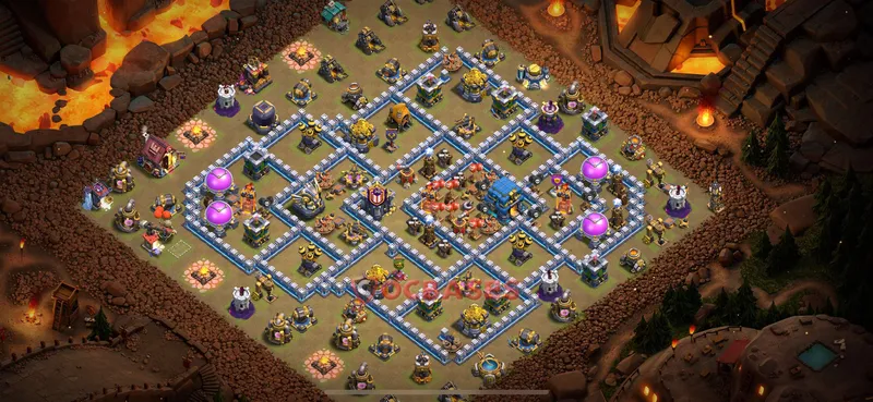 Town Hall 12 Base -cwl – Layout id: 1te0c base layout