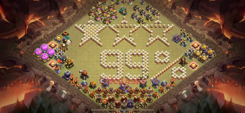 Town Hall 17 Base -fun – Layout id: 6s30i base layout