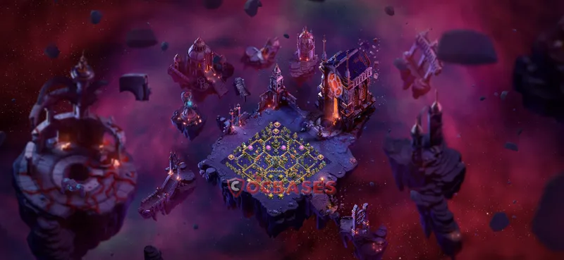 Town Hall 17 Base -war – Layout id: r1yyy base layout, image 1