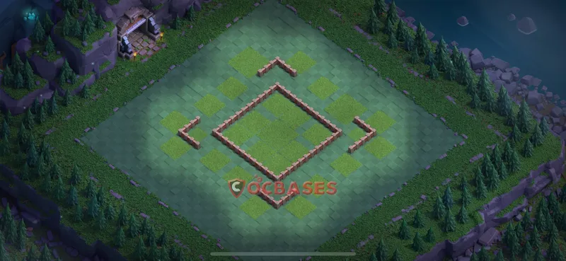 Builder Hall 6 Base -trophy – Layout id: ju7sp base layout, image 1