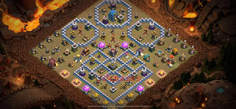 Town Hall 12 Base -cwl – Layout id: joay8 base layout