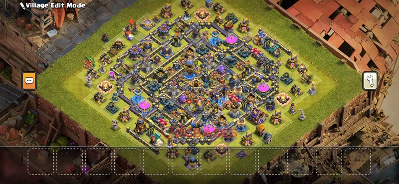 Town Hall 18 Base -trophy – Layout id: p8ftt base layout