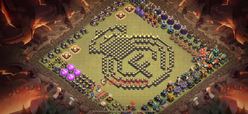 Town Hall 17 Base -fun – Layout id: jujsf base layout