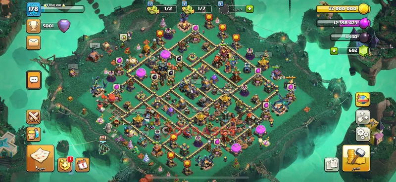 Town Hall 17 Base -war – Layout id: cimgo base layout