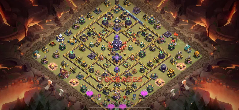 Town Hall 15 Base -war – Layout id: zrglz base layout