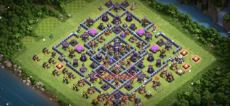 Town Hall 15 Base -farming – Layout id: mn8qv base layout