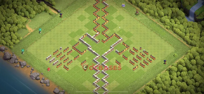 Town Hall 11 Base -progress base – Layout id: 2mofi base layout, image 1