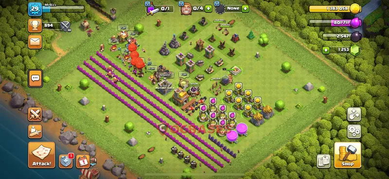 Town Hall 7 Base -progress base – Layout id: 9cy3w base layout