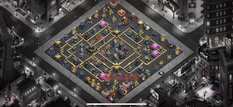 Town Hall 17 Base -war – Layout id: bjtg1 base layout
