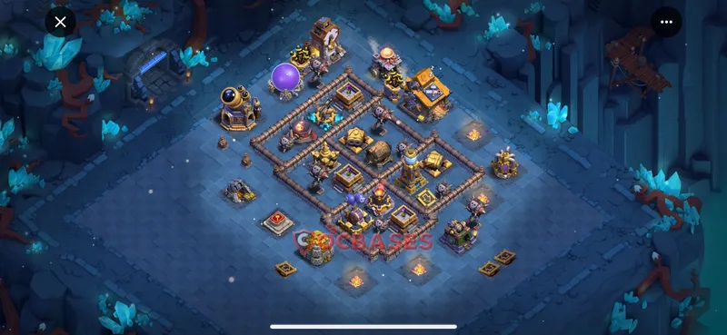 Builder Hall 10 Base -trophy – Layout id: bnql3 base layout