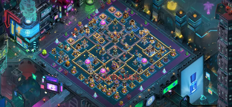 Town Hall 18 Base -trophy – Layout id: n0x07 base layout, image 1