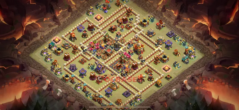 Town Hall 16 Base -war – Layout id: 7zjop base layout