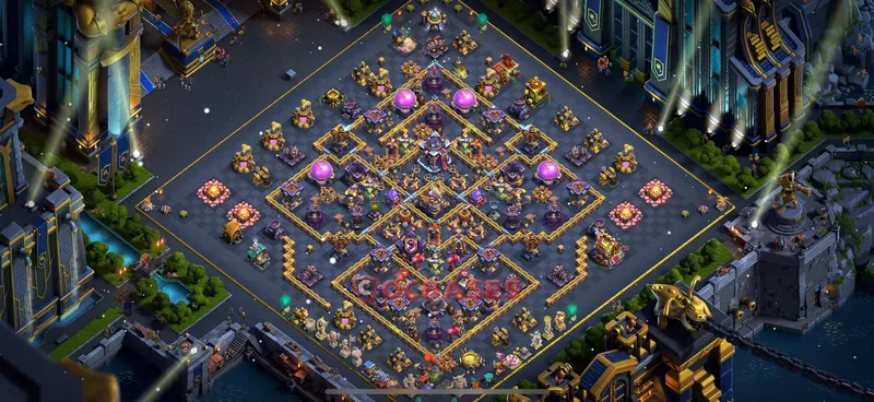 Town Hall 15 Base -farming – Layout id: lhgo6 base layout, image 1
