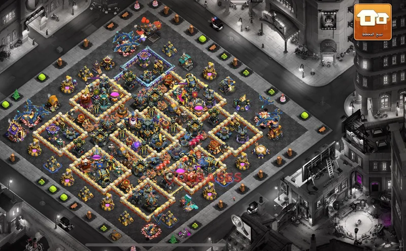 Town Hall 17 Base -war – Layout id: jmfpv base layout