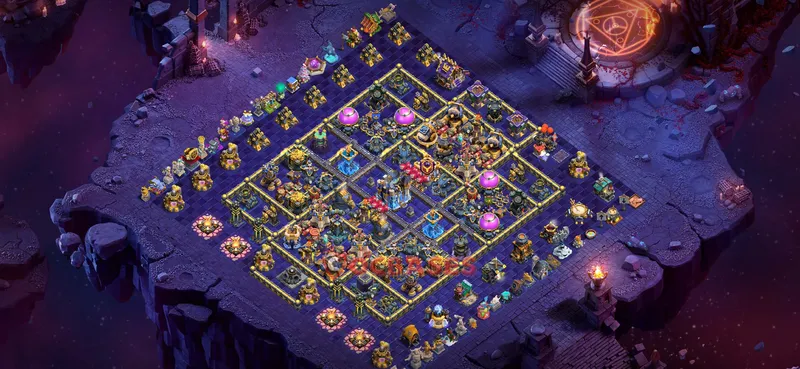 Town Hall 18 Base -farming – Layout id: nfgz2 base layout