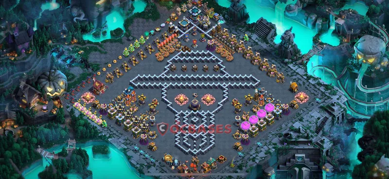 Town Hall 13 Base -fun – Layout id: 9hwdb base layout