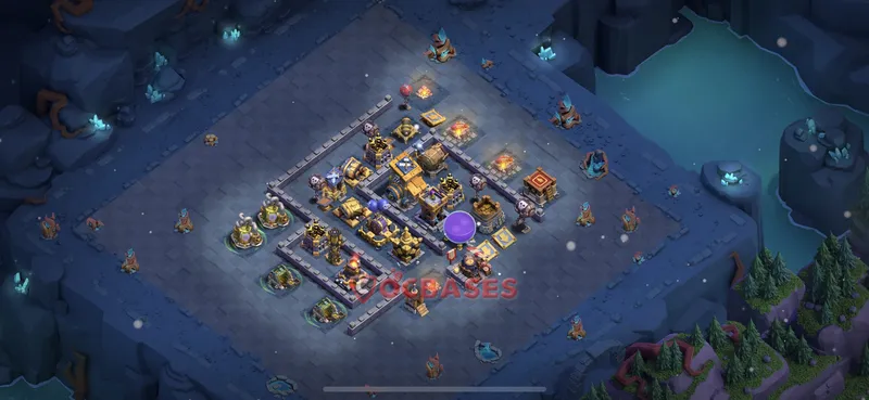 Builder Hall 10 Base -trophy – Layout id: lzc9o base layout, image 1