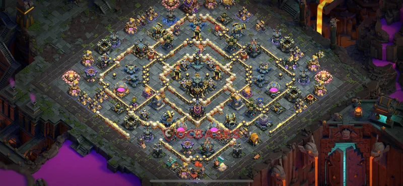 Town Hall 17 Base -war – Layout id: vpn9p base layout