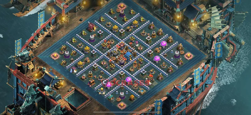 Town Hall 12 Base -trophy – Layout id: 0nlqn base layout