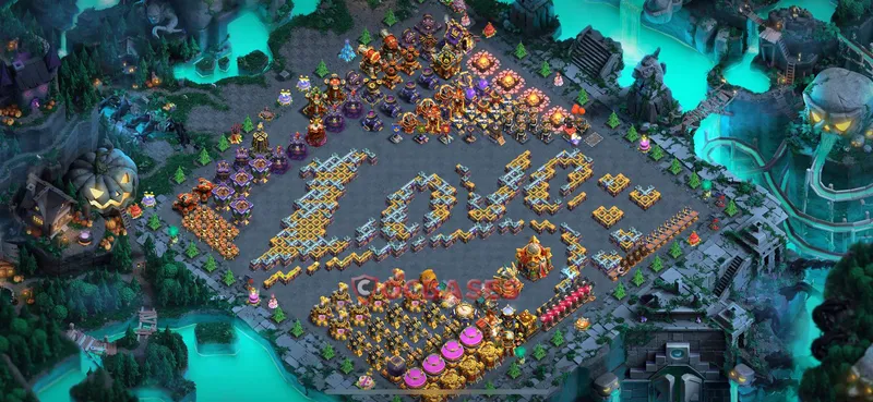 Town Hall 16 Base -fun – Layout id: qxcyj base layout, image 2