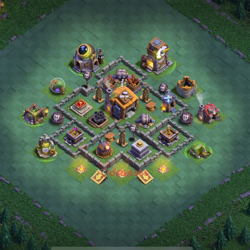 Builder Hall 7 Base – Layout id: 2r7zl base layout