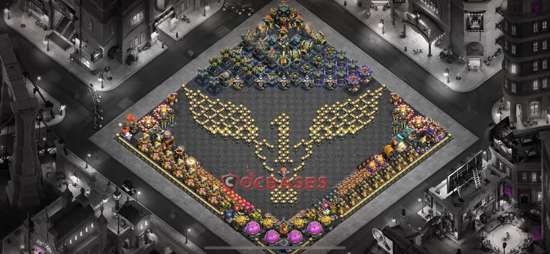 Town Hall 17 Base -fun – Layout id: c1vfo base layout