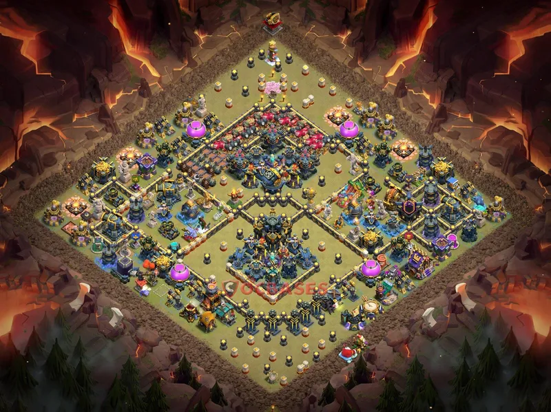 Town Hall 17 Base -cwl – Layout id: s7f76 base layout