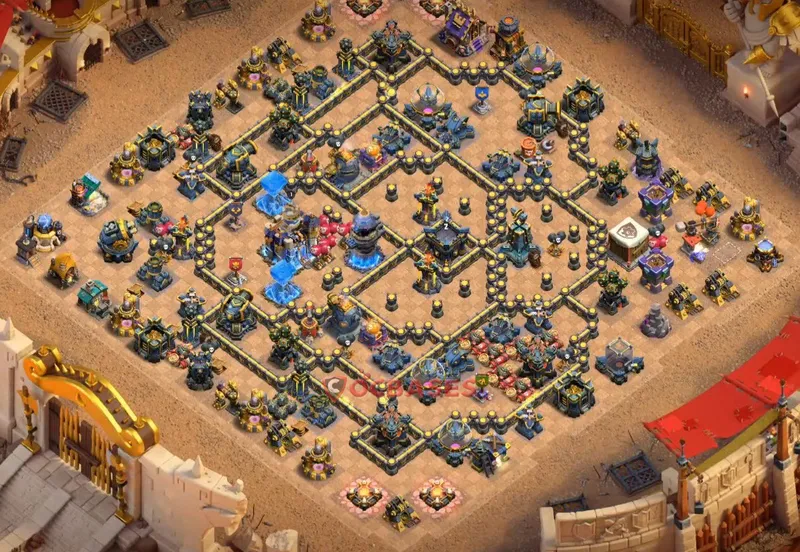 Town Hall 18 Base -war – Layout id: knk9o base layout
