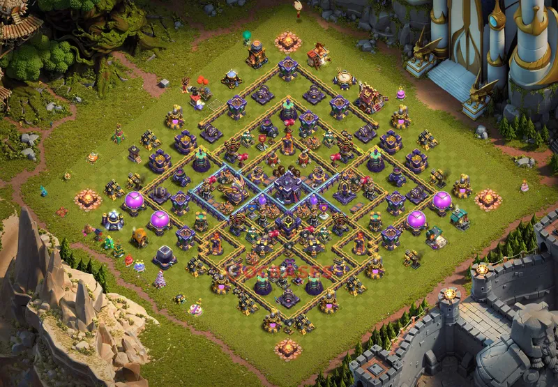 Town Hall 15 Base -hybrid – Layout id: wjpyc base layout
