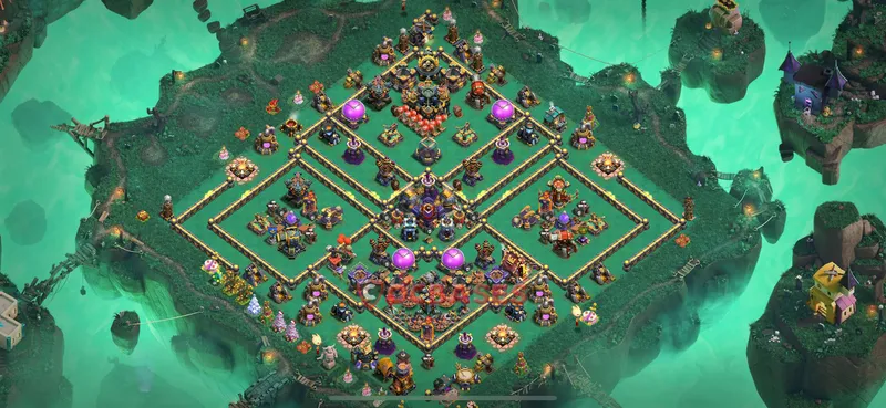 Town Hall 17 Base -war – Layout id: uvvn8 base layout